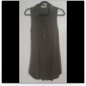 Heart Hips military green dress/runic size medium